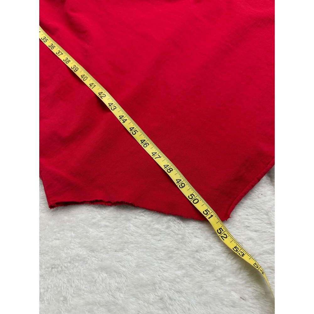 Frank & Eileen Tee Lab Dress Womens M Red Raw Hem Cotton Maxi LAB409HJ - Picture 7 of 7